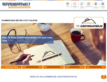 Tablet Screenshot of juristenkoffer.de